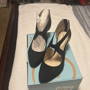 Life Stride GIOVANNA 2 Black Suede Size 9